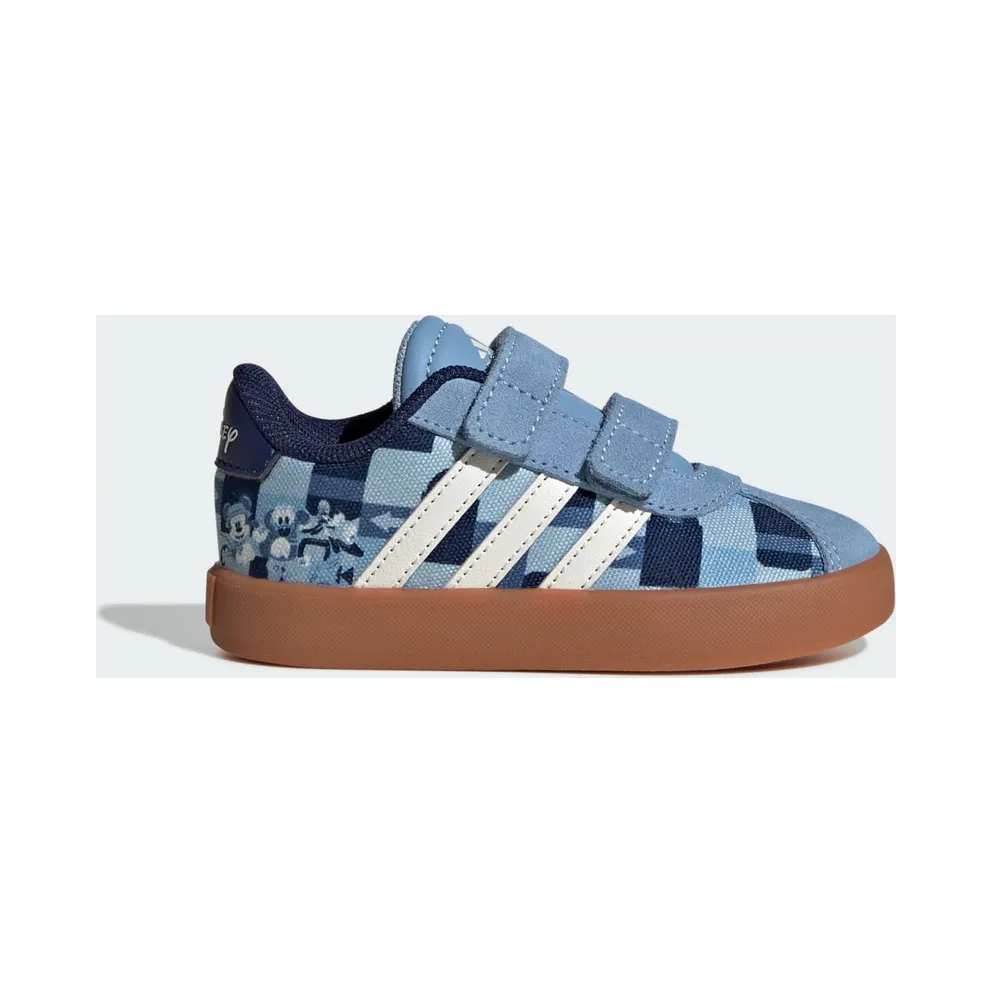 Adidas ADIDAS DISNEY MICKEY MOUSE VL COURT schuhe PEUTERS Ash Blue / Off White / Crew Blue (JH6078)