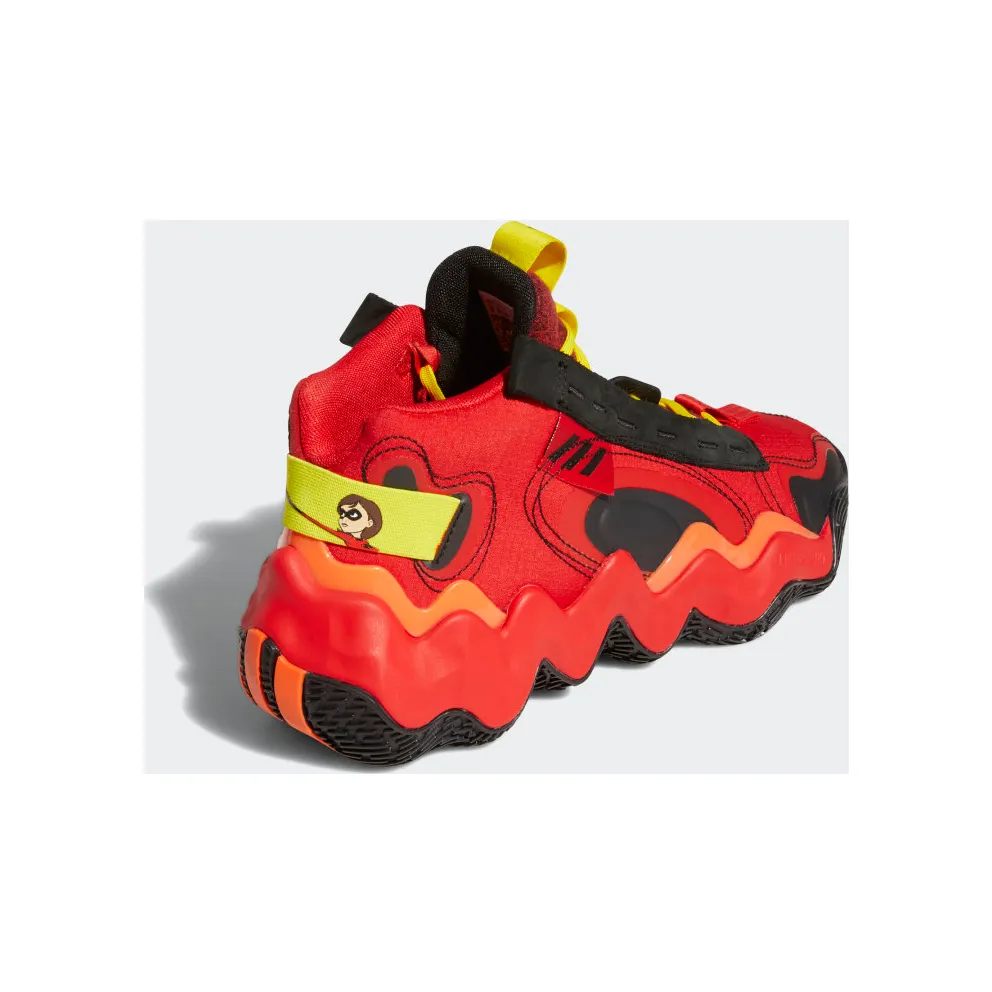 adidas Exhibit B Candace Parker Mid Vivid Red / Core Black / Team Yellow (GZ2379)