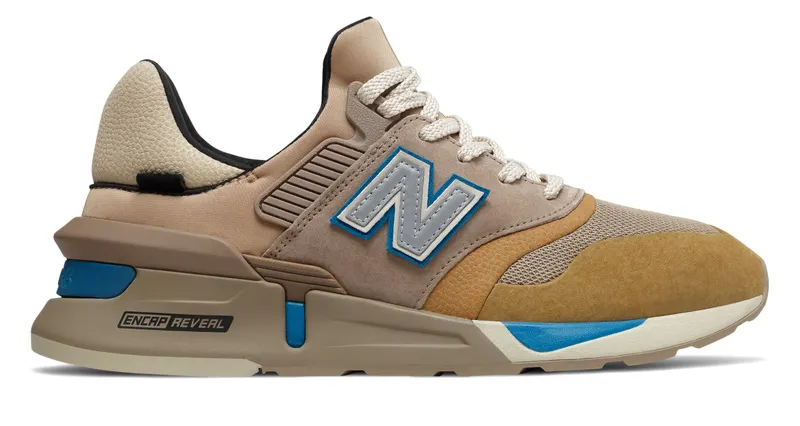 New Balance 997S Kith nonnative Brown/Black-Cobalt Blue (MS997TH)