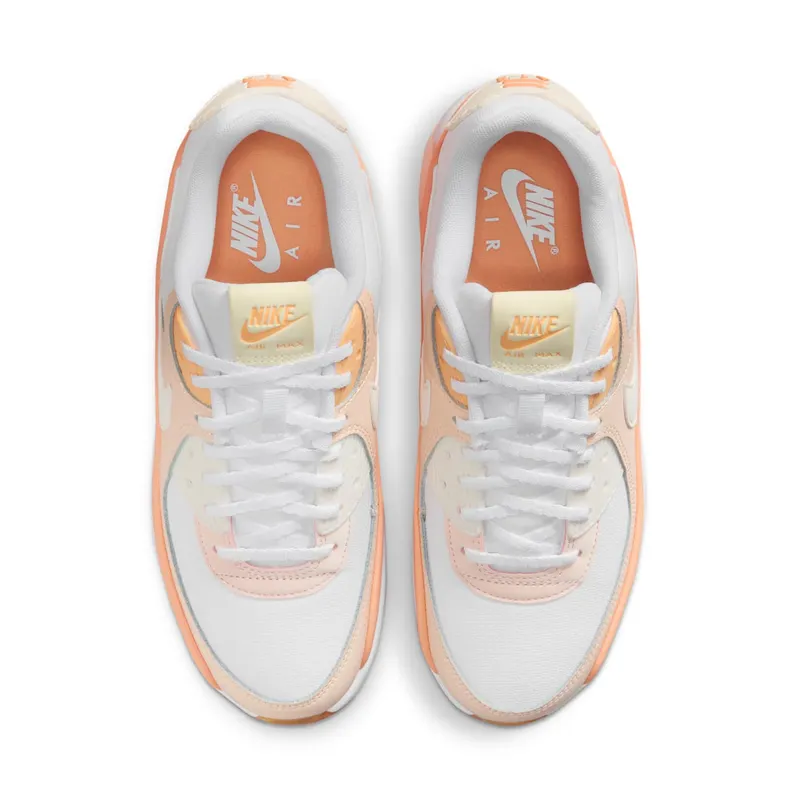 Nike Air Max 90 LV8 White Barely Orange Chalk Sail (FD4328-116)