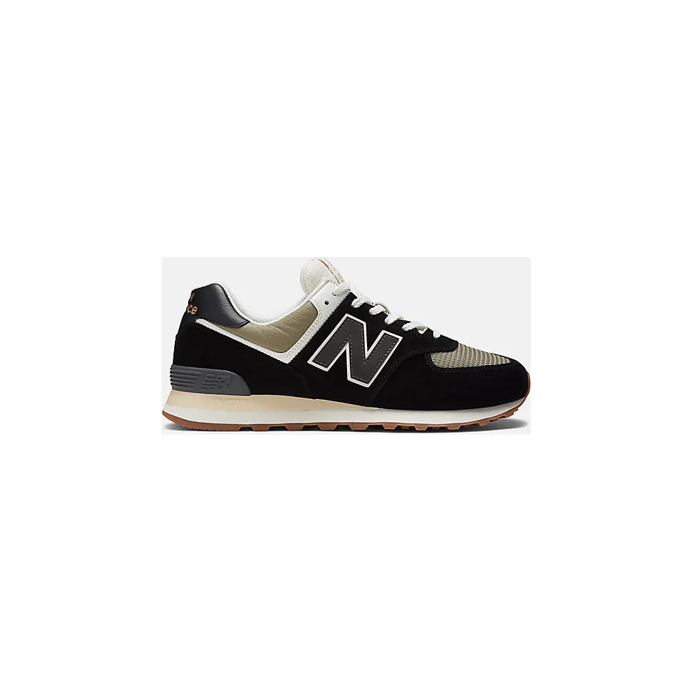 New Balance New Balance Unisex 574 Black/Green (ML574DO)
