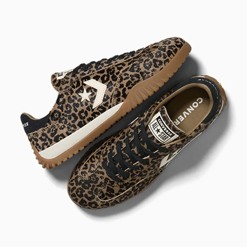 Converse Run Star Trainer Leopard Print Pony Hair (A19273C)