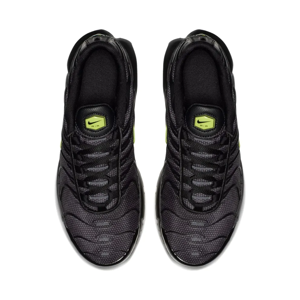 Nike Air Max Plus Black Volt Glow (GS) Black/Volt Glow-Wolf Grey (AO5435-002)