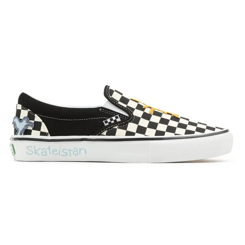 VANS Vans X Skateistan Skate Slip-on Shoes Black (VN0A5FCA89C)