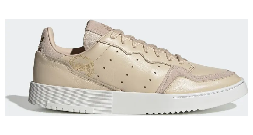 adidas Supercourt Schuh Linen / Crystal White / Gold Met. (EG4584)