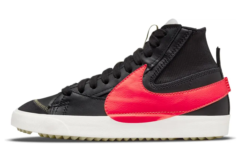 Nike Blazer Mid â77 Jumbo Black Bright Crimson (DD3111-001)