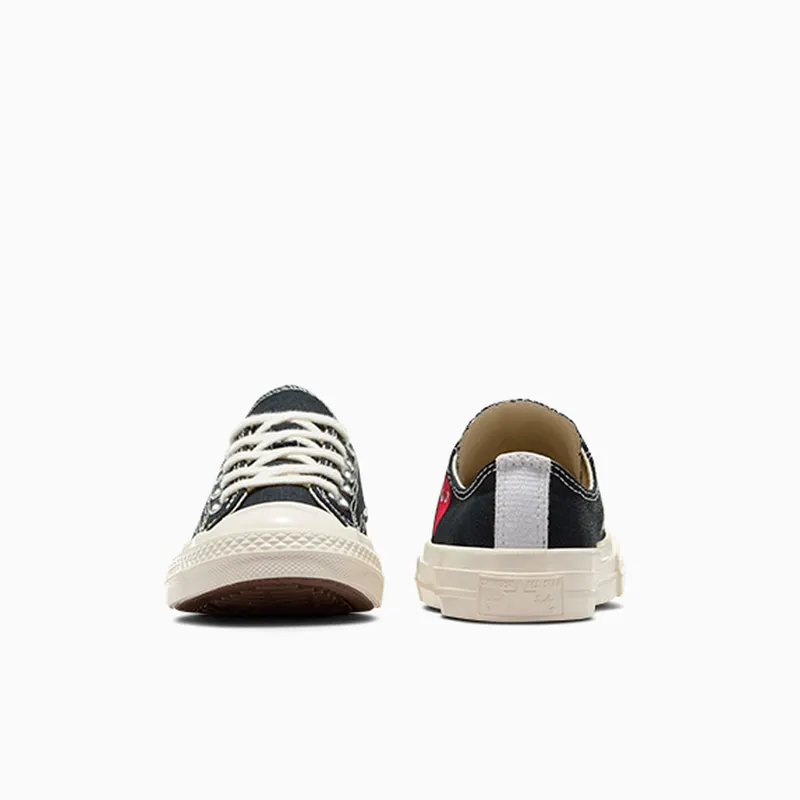 Converse PLAY Comme des Garçons Single Heart Chuck 70 Black/Egret/Red (A08806C)