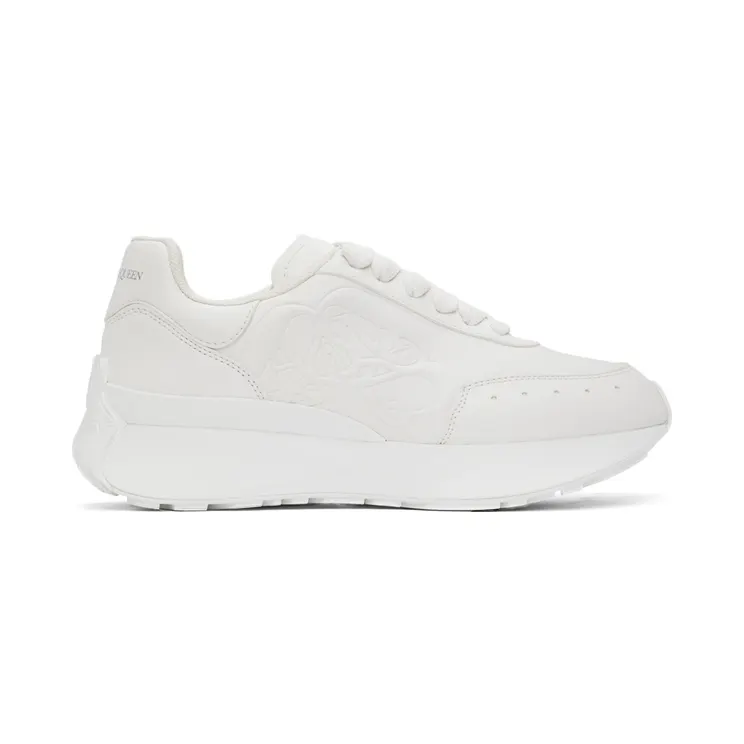 Alexander McQueen White Sprint Sneakers (687995WIC94)