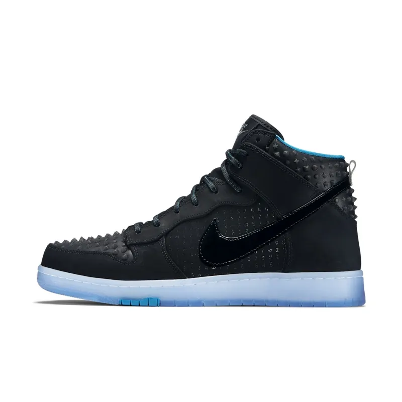 Nike Dunk High All-Star Game (2015) Black/Black-Hyper Jade (744309-001)