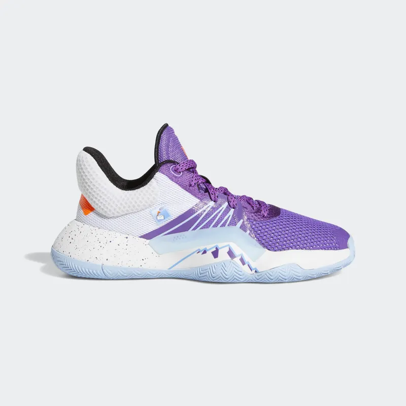 adidas D.O.N. Issue #1 Mailman Karl Malone (Youth) Active Purple/Footwear White/Glow Blue (EH2433)