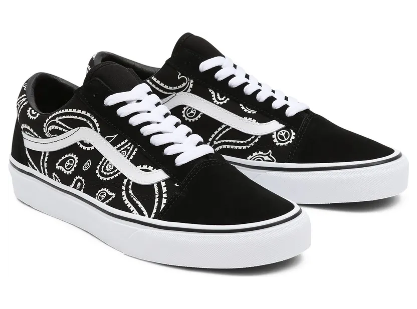 VANS Peace Paisley Old Skool Schoenen Zwart (VN0A5KRFB0E)