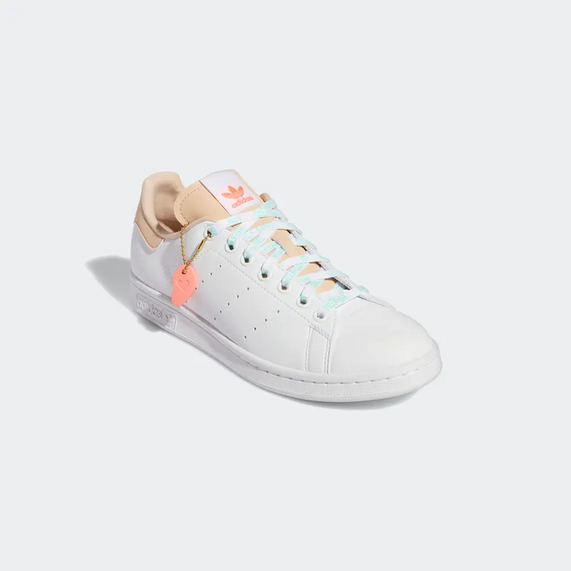 Adidas Stan Smith Cloud White / Halo Blush / Acid Red (GW0571)