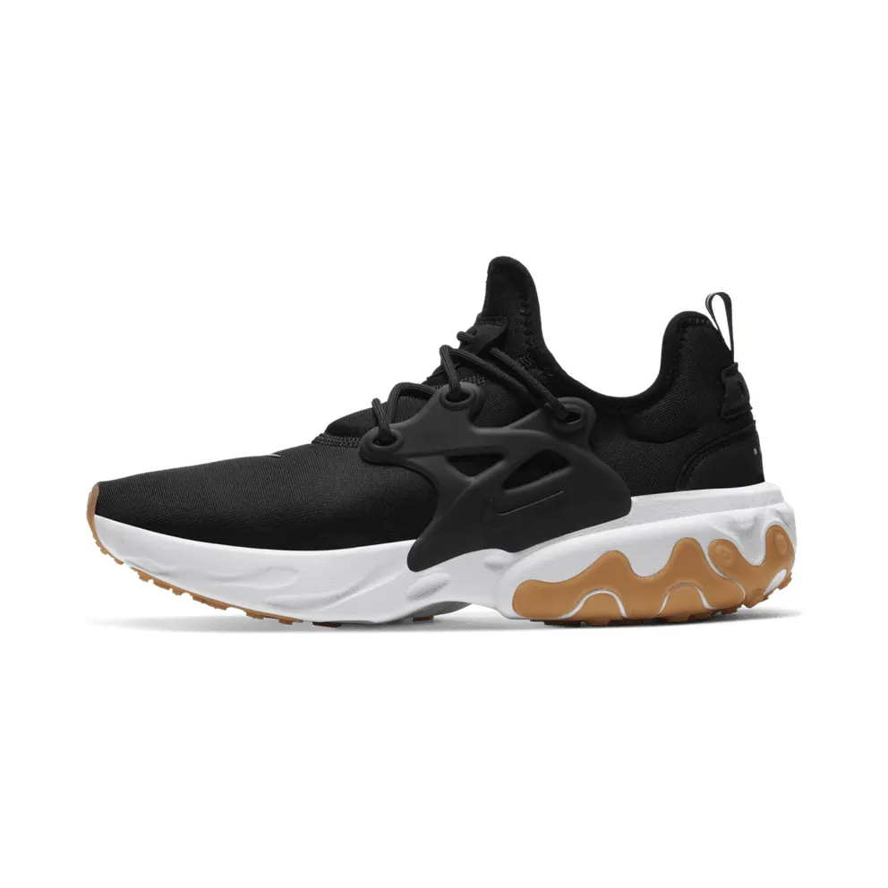 Nike Reacto Presto Black Black/White/Gum Light Brown (AV2605-007)