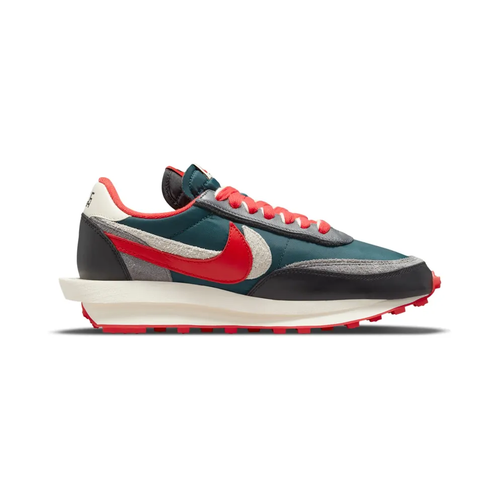 Nike x sacai UNDERCOVER LDWaffle Midnight Spruce University Red (DJ4877-300)