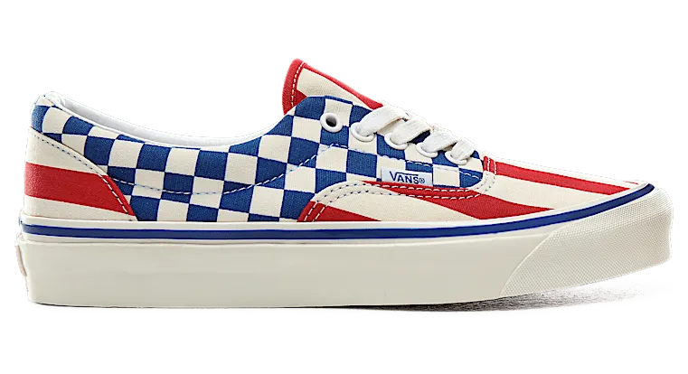 Vans Era 95 DX Red Stripes Blue Check (VN0A2RR1VYC)