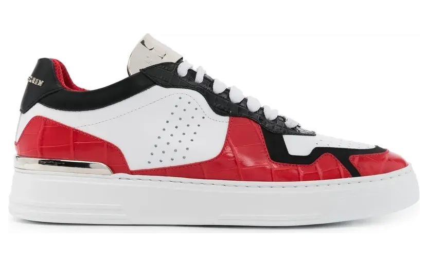 Philipp Plein Sneakers in Colour-Block-Optik – Orange (FABSUSC0260PLE010N)