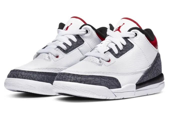 Jordan 3 Retro SE Fire Red Denim (PS)