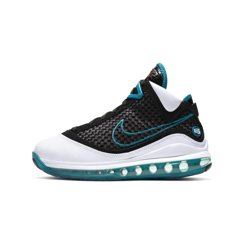 Nike LeBron 7 NFW Red Carpet 2019 (GS) White/Black-Glass Blue-Challenge Red (CT3794-100)