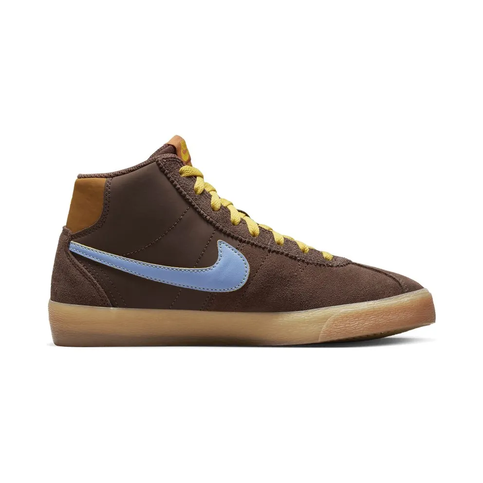 Nike SB Bruin High Premium Light Chocolate/Monarch/Gum Light Brown/Light Blue (DX4325-200)