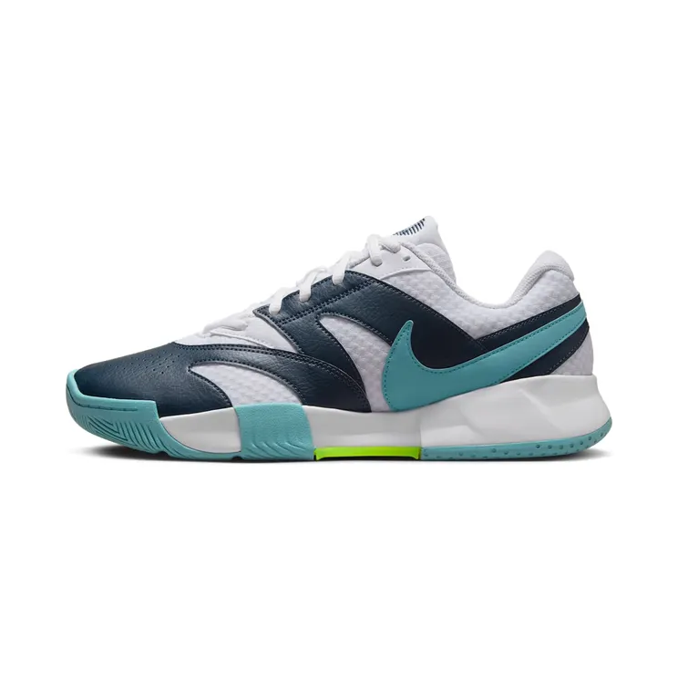 Nike Court Lite 4 White Armory “White / Armoury Navy / Denim Turquoise / Volt” (FD6574-101)
