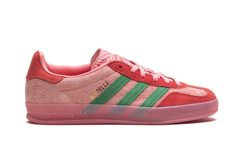 Adidas Gazelle Indoor “Pink Spark”: vrolijk kleurentrio in retrojas (5)