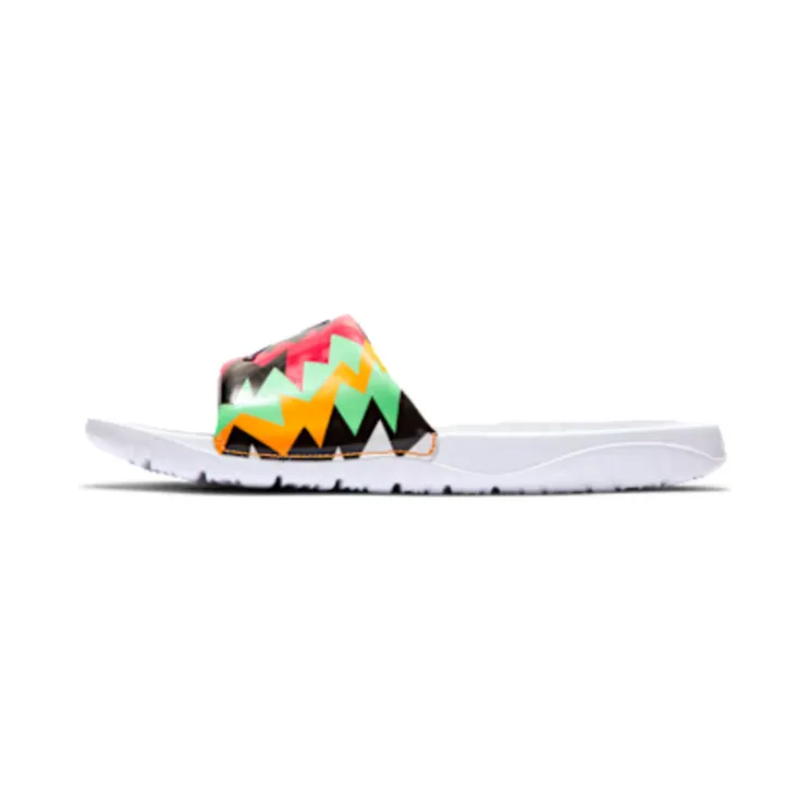 Jordan Break Slipper – Wit “White / Neutral Grey / Citrus / Court Purple” (AR6374-102)