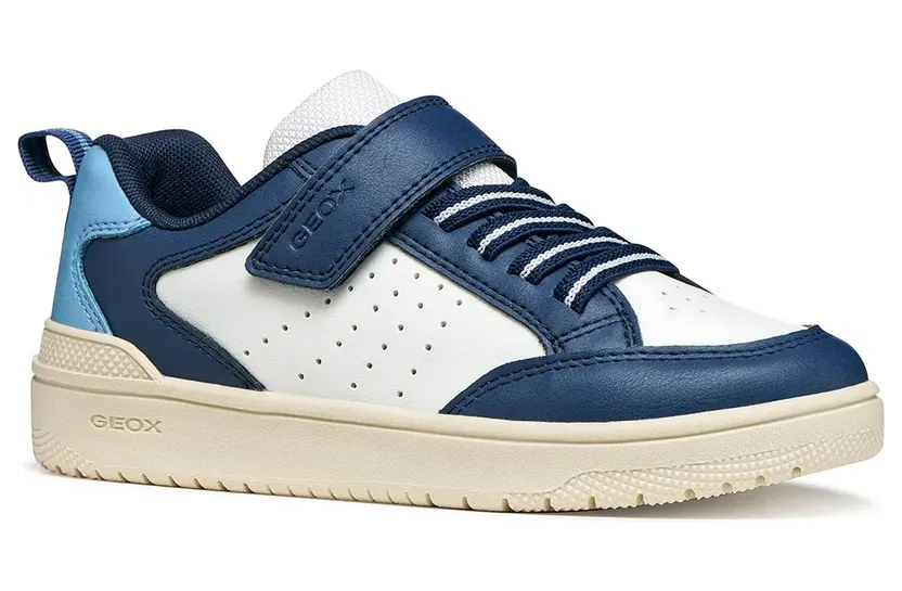 Geox sneaker Wit/Marineblauw (J45LQA000BC-C0899)
