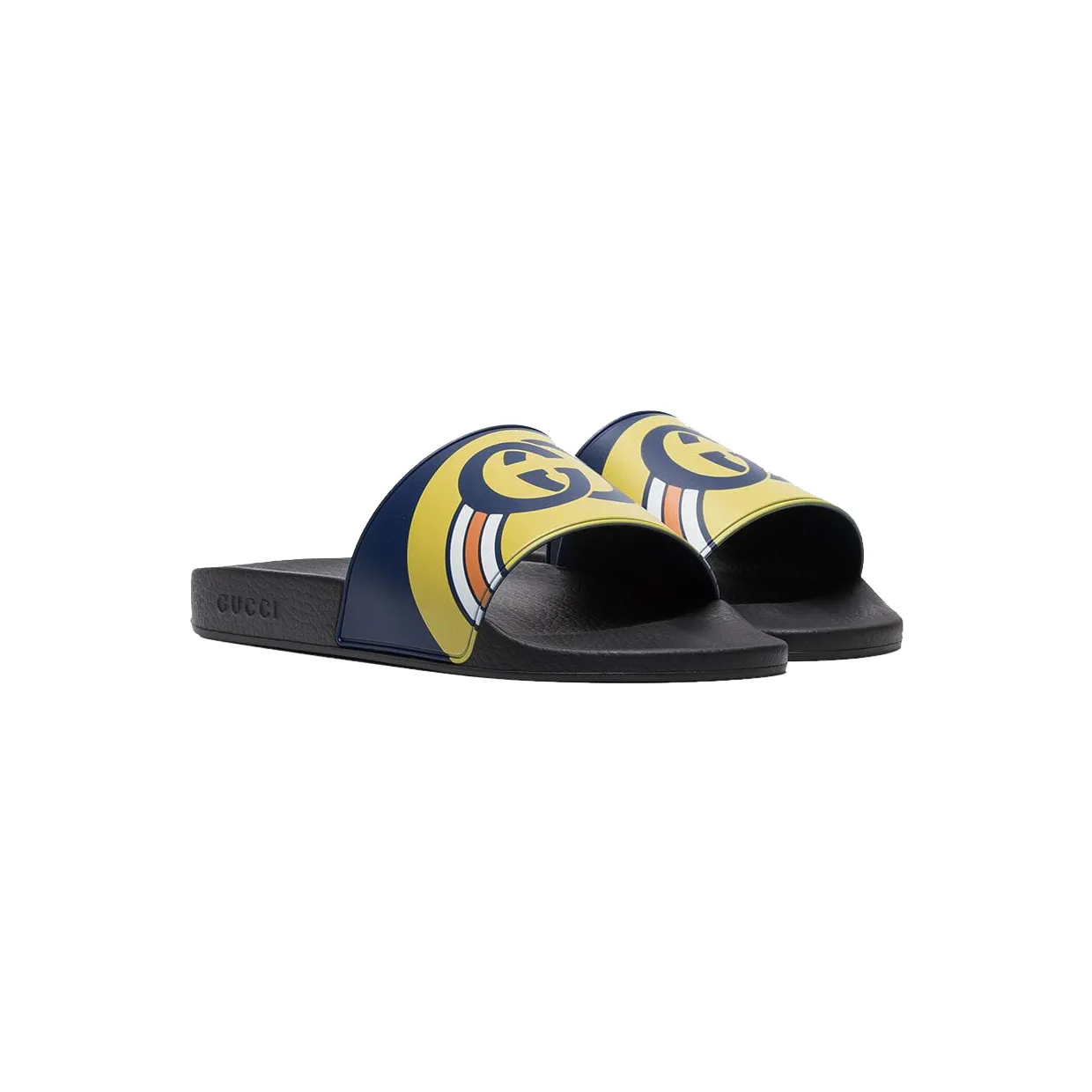 Gucci Persuit Slides Navy Black