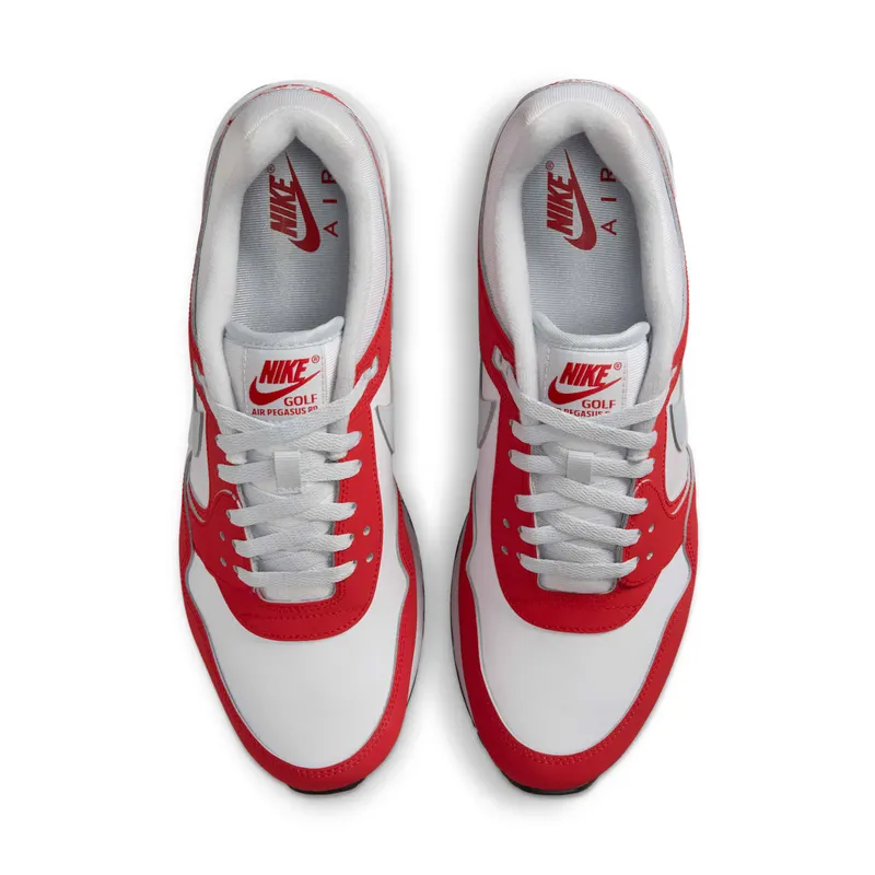 Nike Air Pegasus ’89 Golf “University Red White Black Pure Platinum” (HV3866-600)