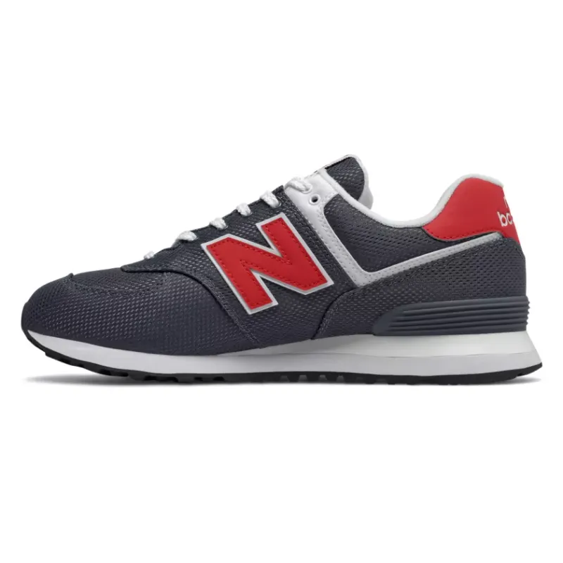 New Balance 574 Summer Mesh Grey Red Thunder/Team Red (ML574SCJ)