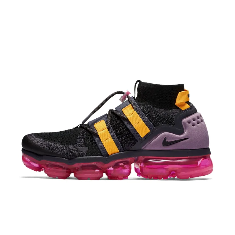 Nike Air VaporMax Utility Black Pink Blast Black/Black-Gridiron-Pink Blast (AH6834-006)