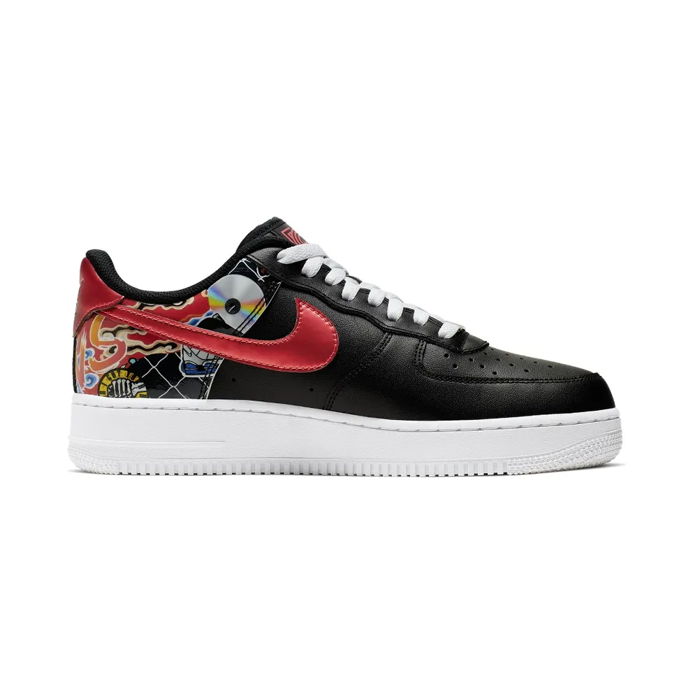 Nike Air Force 1 Low China Hoop Dreams Black/White-Red (CK0732-081)