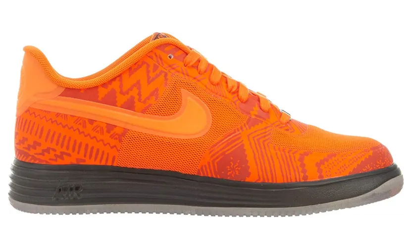 Nike Lunar Force 1 Fuse Bhm Sneaker Orange/Brown
