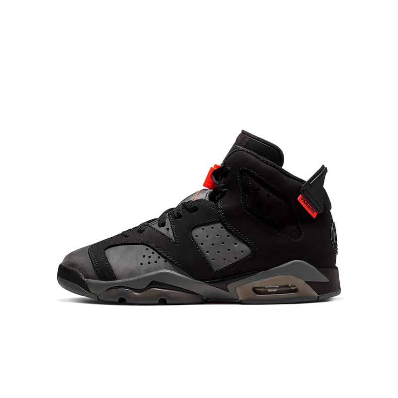 Jordan 6 Retro PSG Paris Saint-Germain (GS) Iron Grey/Infrared 23-Black (CN1078-001)