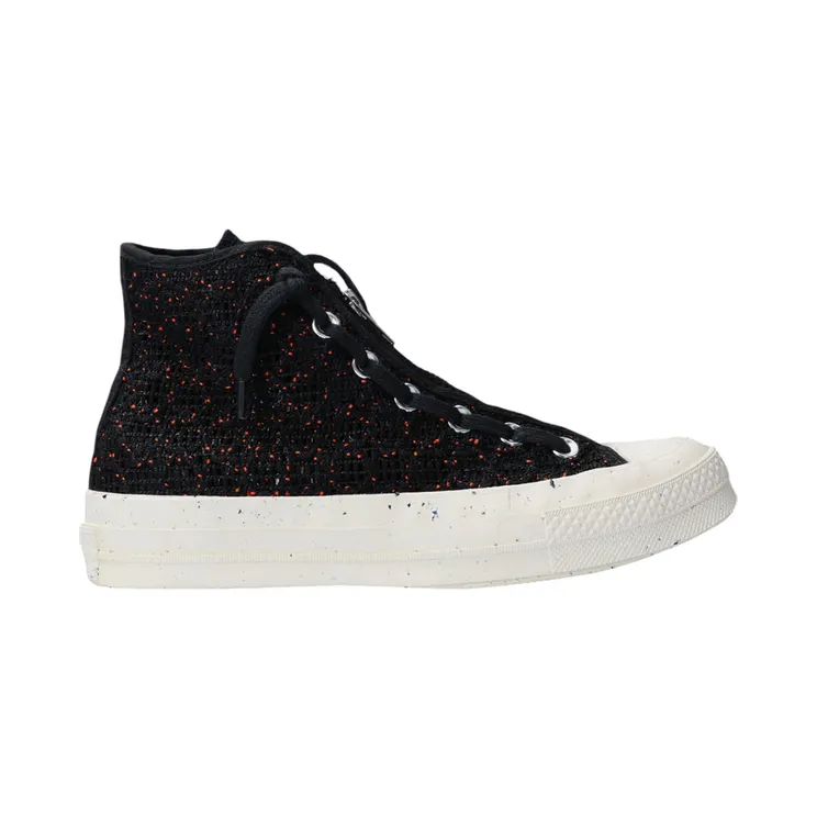 Converse Chuck Taylor All Star 70 Hi Speckled Black Crochet