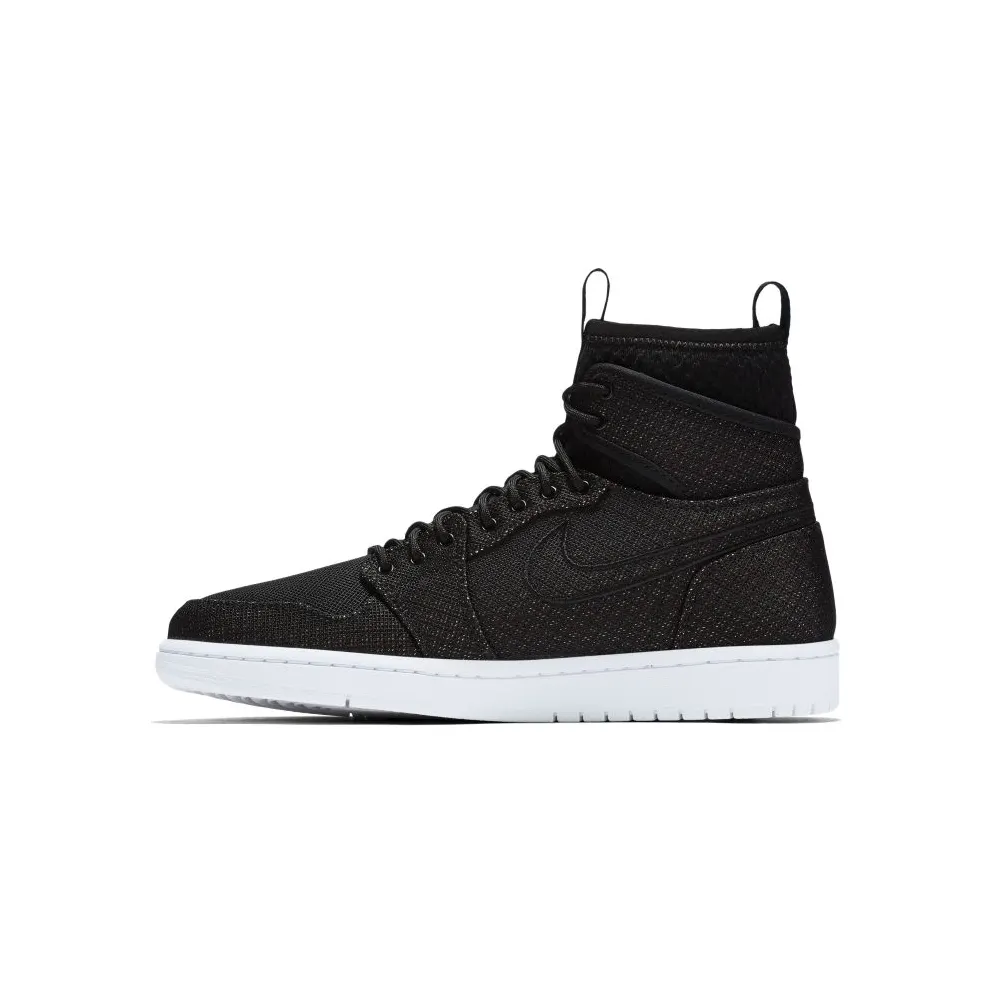 Jordan 1 Retro Ultra High Black White Black/Ghost Green-Blue Lagoon-Infrared 23 (844700-050)