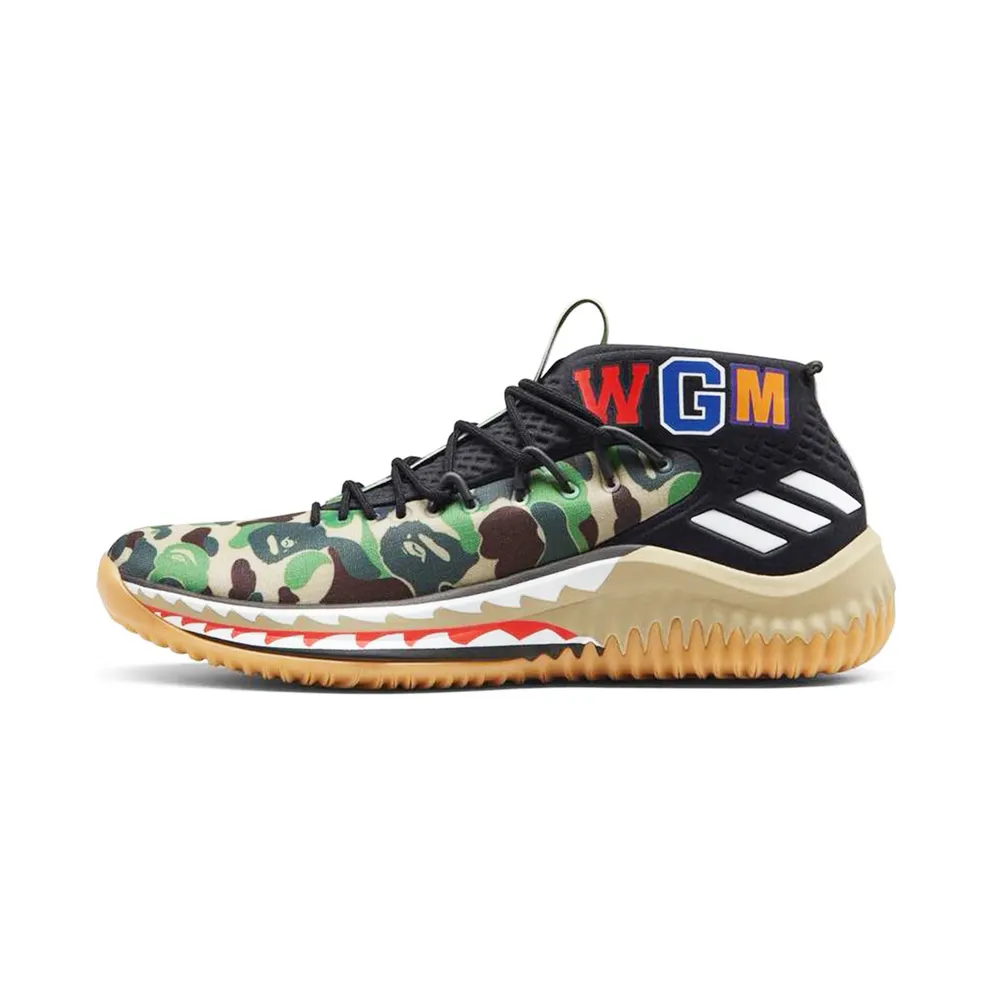 Adidas x Bape Dame IV 4 ‘Green Camo’ (2018) (AP9974)