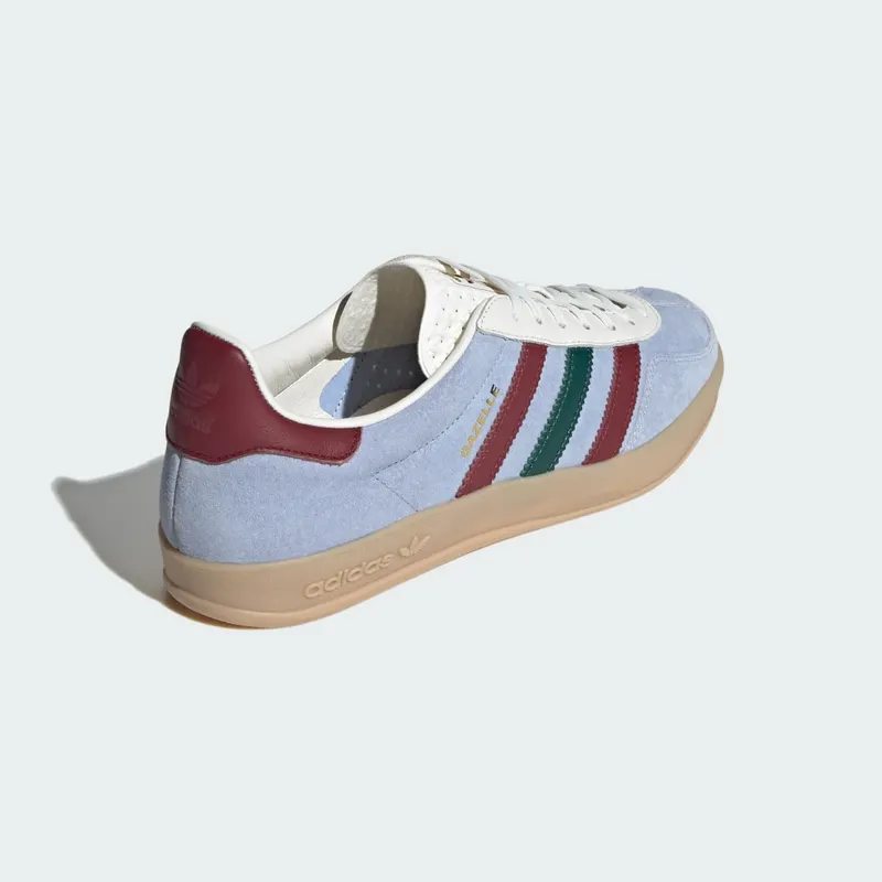 adidas Gazelle Indoor Blue Dawn / Collegiate Burgundy / Collegiate Green (IG4994)