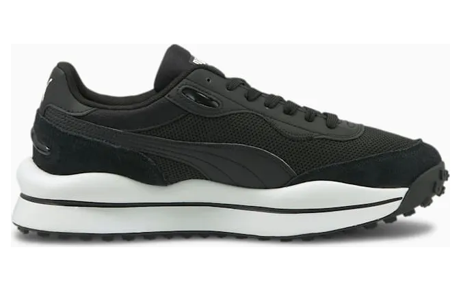 Puma Style Rider Clean Wit/Zwart (375926-01)
