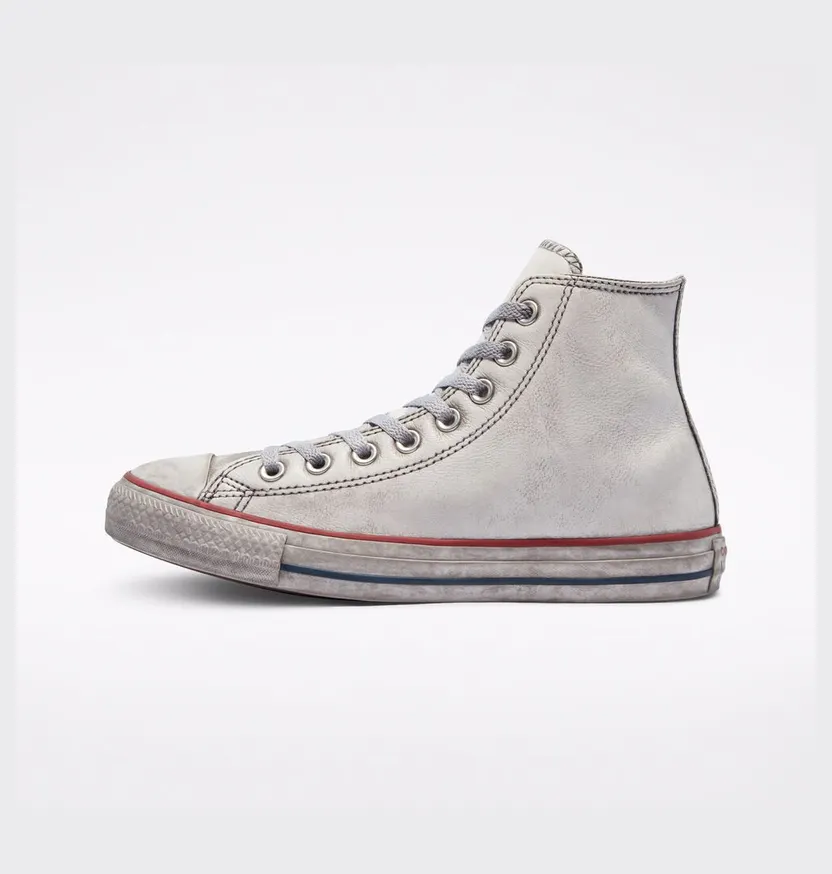 Converse Chuck Taylor All Star Vintage Leather White/gray/black (158576C)