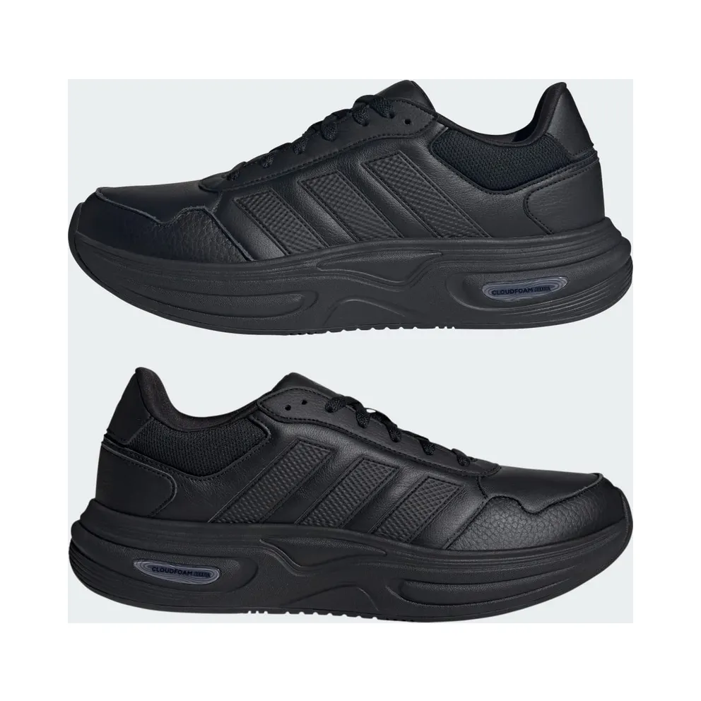 Adidas CLOUDFOAM CUXXION LEATHER Shoes Core Black / Core Black / Grey Three (KJ4255)