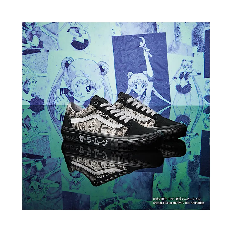 Vans Skate Old Skool Pretty Guardian Sailor Moon Sailor Black (VN0005W0BKA)