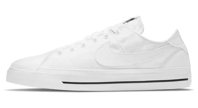 Nike Court Legacy Canvas White Black (CW6539-100)