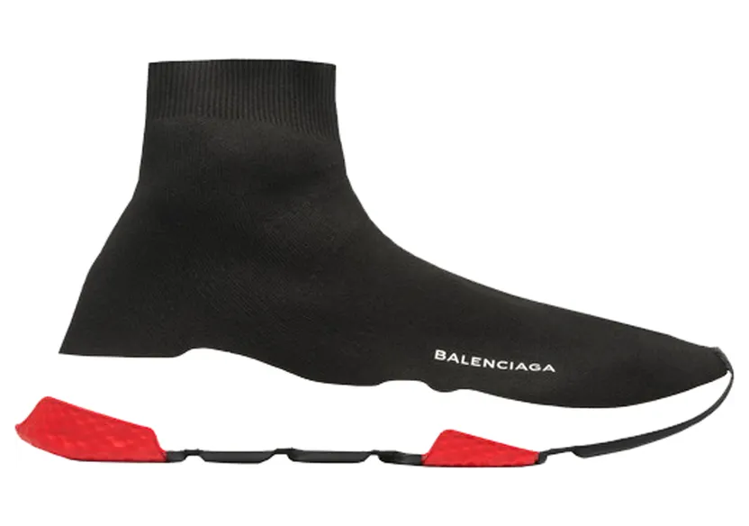 Balenciaga Speed Trainer Mid Black Red (506335W05G01000/587286W17211019)