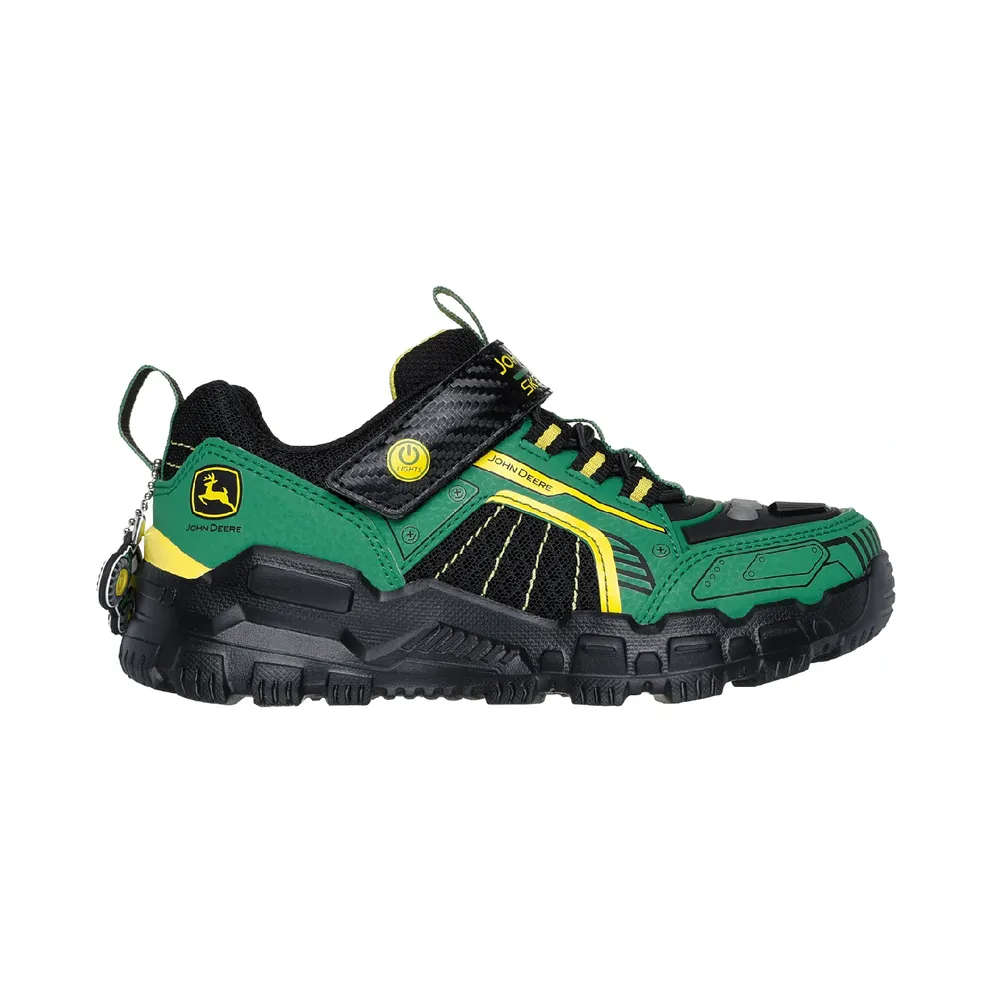 Skechers John Deere: Adventure Track – Rugged-Brights Sneaker Grün/Schwarz