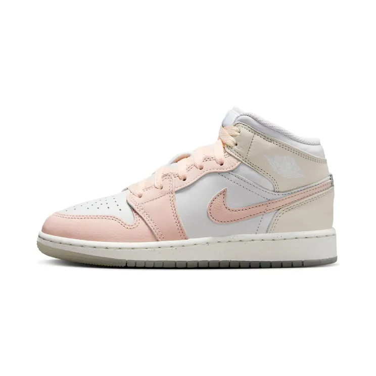 Jordan 1 Mid GS Flamingo “Sail / Sea Glass / Glacier Blue / Guava Ice” (HJ5940-100)