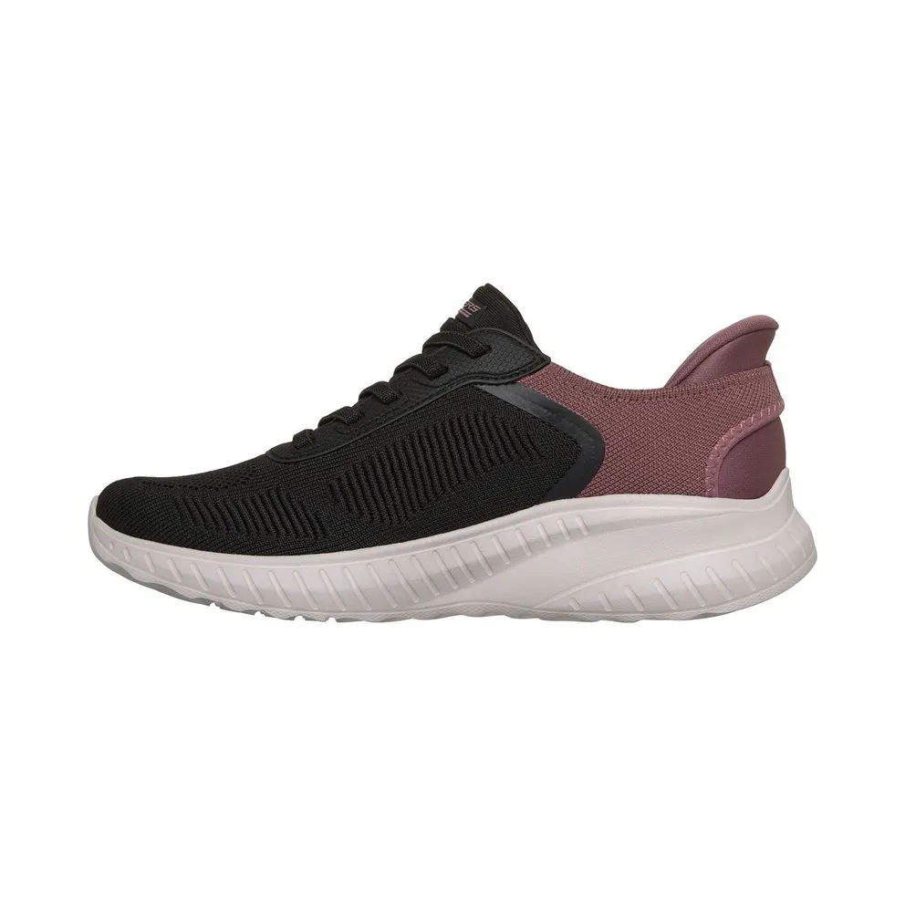 Skechers Slip-ins: BOBS Sport Squad Chaos Sneaker Black/Mauve