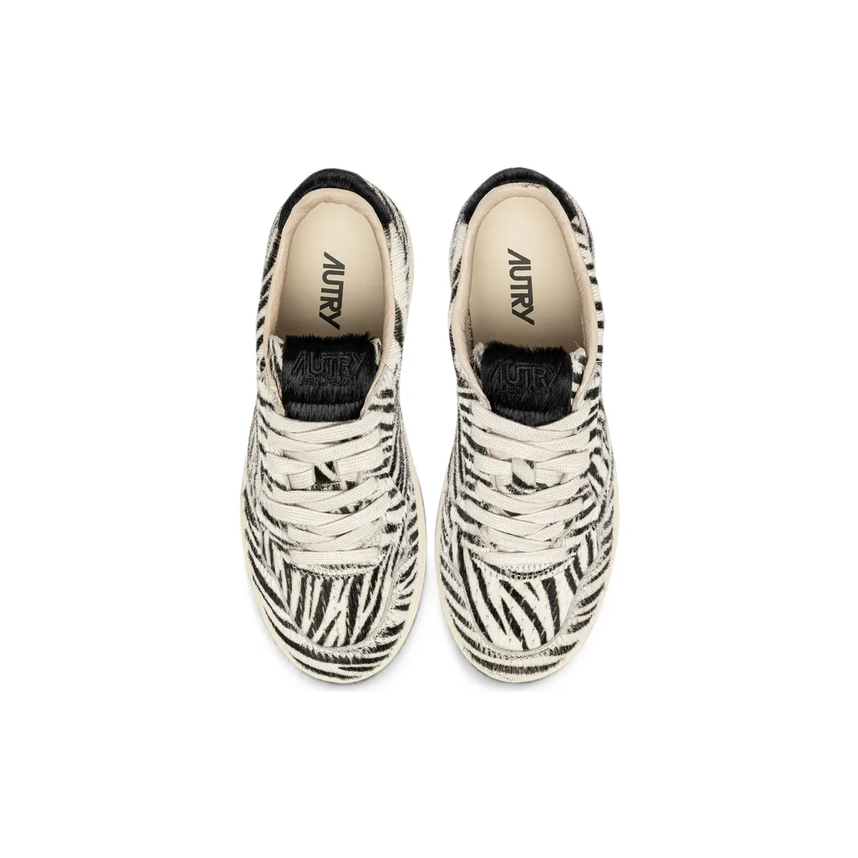 Autry Medalist Easeknit “White/Black” (AULW JA03) (3)