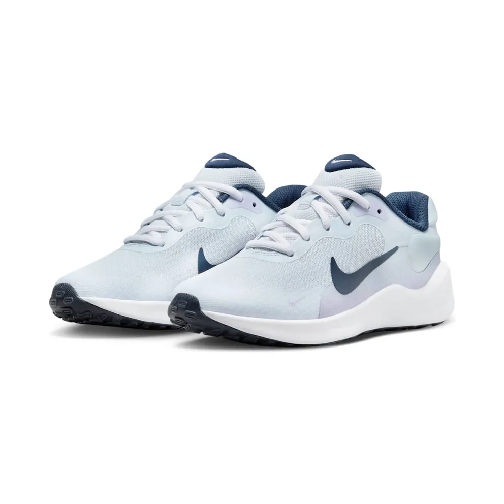 Nike Revolution 7 GS “Football Grey Midnight Navy” (FB7689-004)