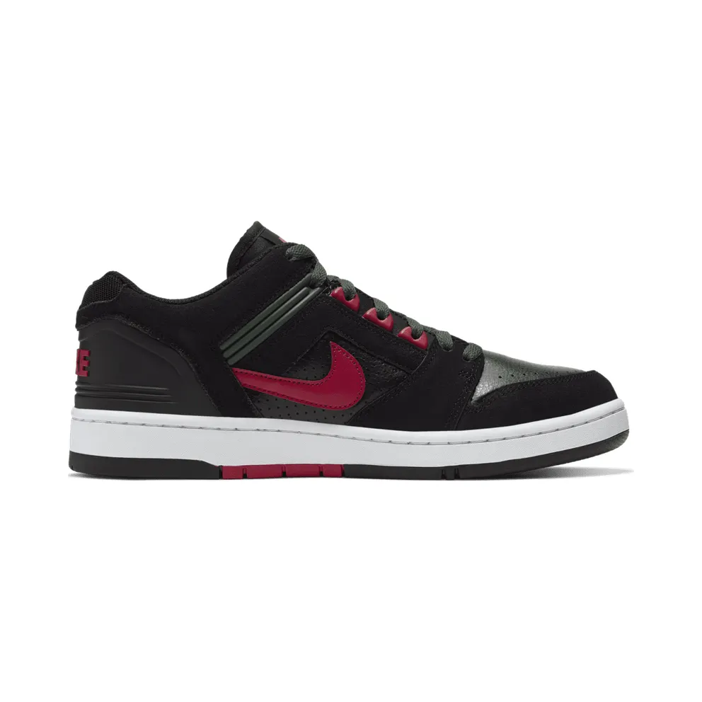 Nike SB Air Force 2 Low Black Gucci Black/Deep Forest-Gym Red (AO0300-002)